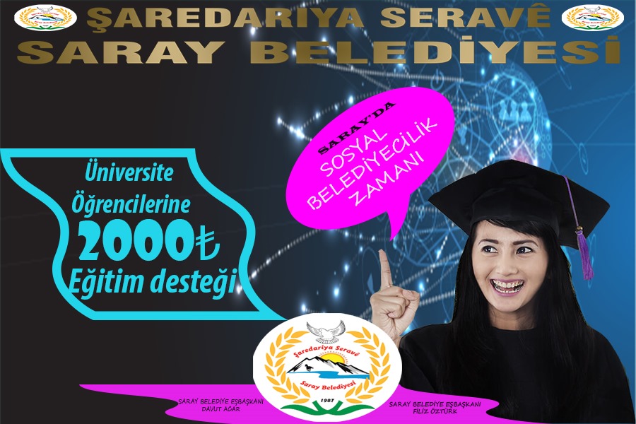 Saray Belediyesinden Öğrencilere Destek