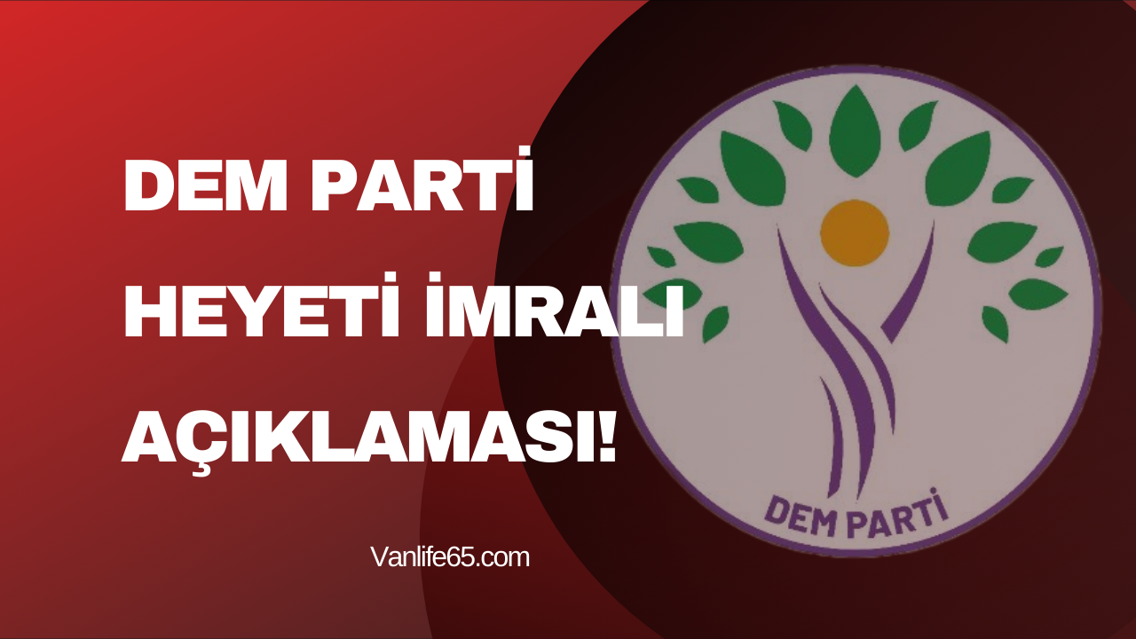 DEM Partisi heyeti, Öcalan’ın mesajını kamuoyuyla paylaştı