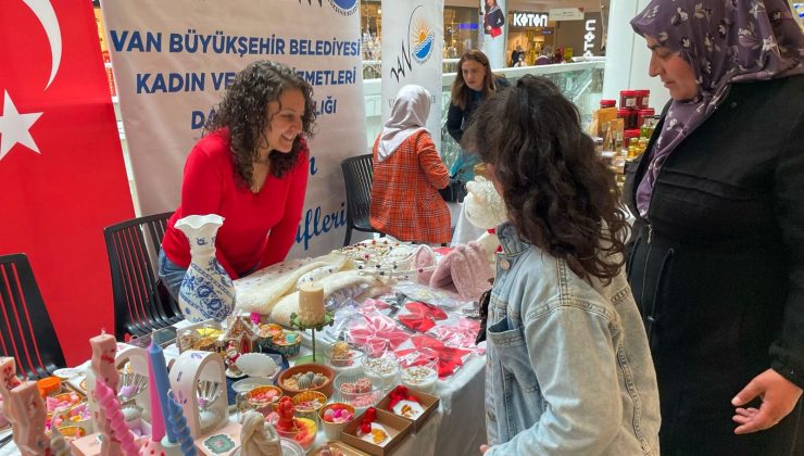 Van Büyükşehir Belediyesi’nden Kadın Girişimcilere Destek Standı