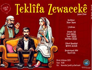 İpekyolu Belediyesi Kürtçe İlk Tiyatro Oyunu “Evlilik Teklifi”ni Ücretsiz Sahneliyor