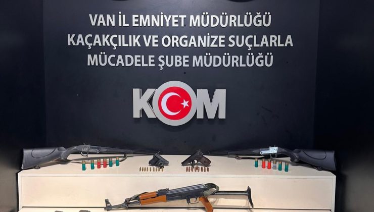 Van’da Silah Kaçakçılığına Darbe: 20 Adrese Eş Zamanlı Operasyon!