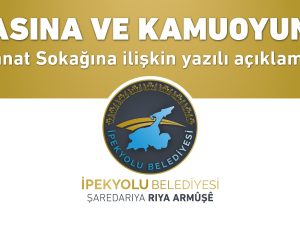 Sanat Sokağı İçin İpekyolu Belediyesi’nden Açıklama: Yenileme Çalışmaları Başlıyor