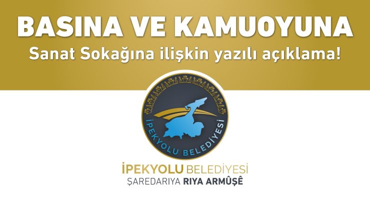 Sanat Sokağı İçin İpekyolu Belediyesi’nden Açıklama: Yenileme Çalışmaları Başlıyor