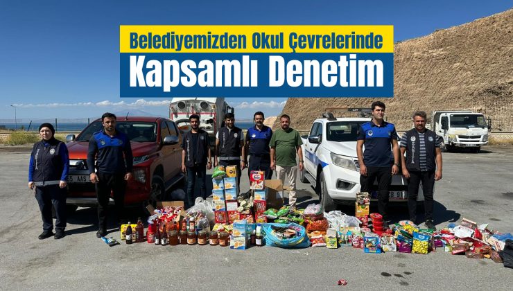 Edremit Belediyesi Okul Çevrelerinde Denetim Yaptı: Son Kullanma Tarihi Geçmiş Ürünler İmha Edildi