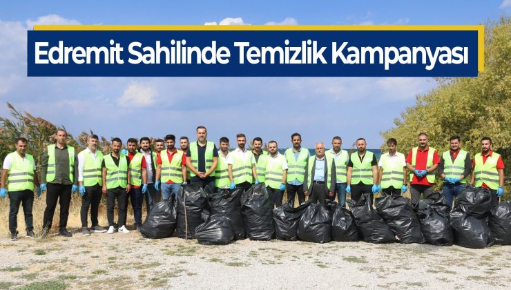 Edremit Sahilinde Temizlik Kampanyası: Edremit Belediyesi ve CocaCola Vanpa’dan Van Gölü İçin Ortak Çalışma