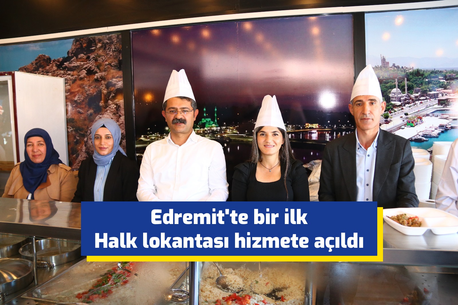 Edremit’te Bir İlk: Halk Lokantası Hizmete Açıldı