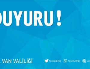 Van Valiliğinden Toplantı ve Gösteri Yürüyüşlerine İlişkin Duyuru