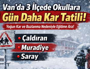 Van’da Olumsuz Hava Koşulları Nedeniyle Bazı İlçelerde Eğitime Ara Verildi