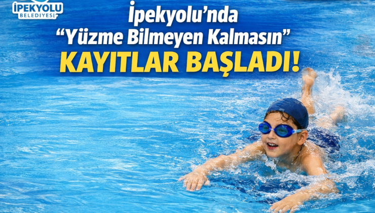 İpekyolu’nda “Yüzme Bilmeyen Kalmasın” Kursu İçin Kayıtlar Başladı