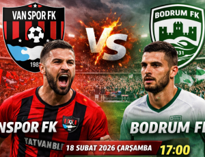 Vanspor FK – Bodrum FK Maçı Yarın: İşte Saat, Yayın ve Tüm Detaylar