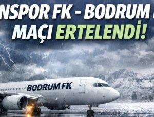 Vanspor FK – Bodrum FK Maçı Hava Şartları Nedeniyle Ertelendi