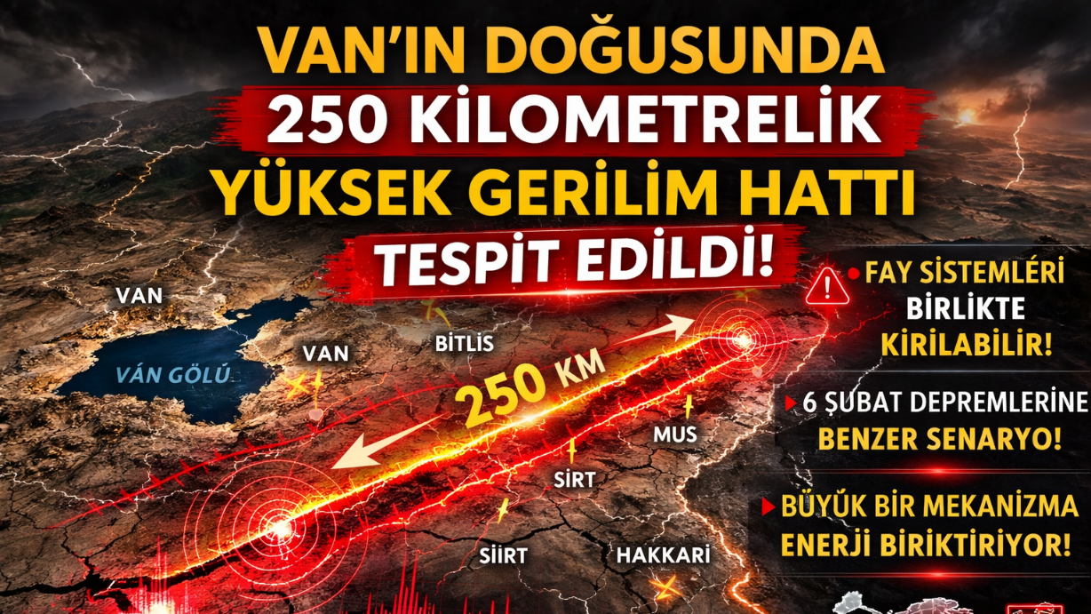 Prof. Dr. Hakan Kutoğlu: Van’ın Doğusunda 250 Kilometrelik Yüksek Gerilim Hattı Tespit Edildi