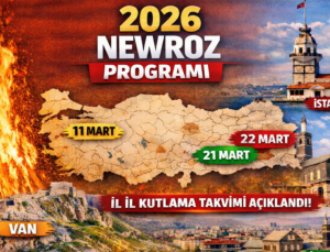 2026 Newroz Programı Açıklandı:Türkiye Genelinde 50’den Fazla Merkezde Kutlamalar Başlıyor