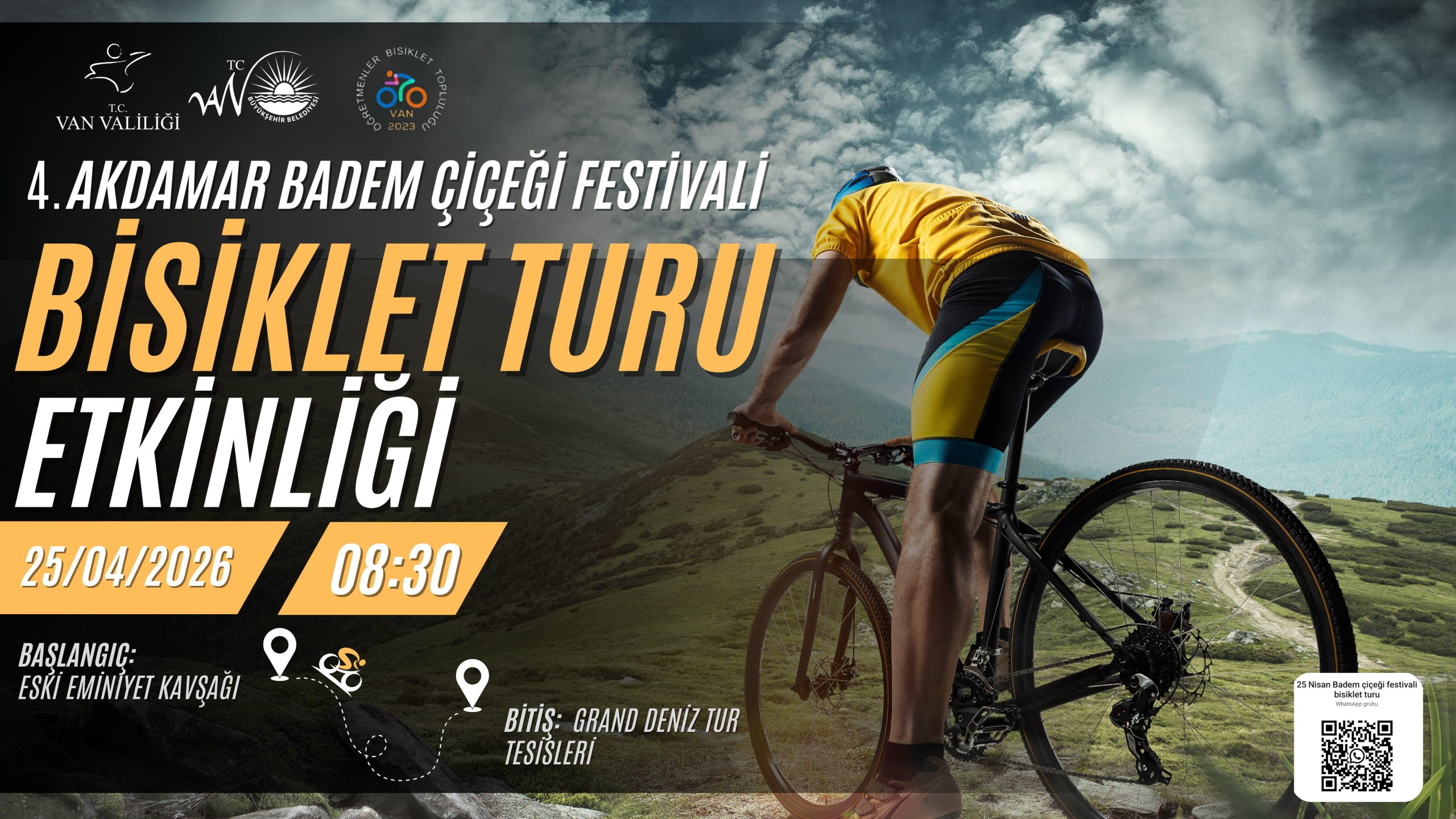 Van’da Badem Çiçeği Festivali Başlıyor: Bisiklet Turu ve Renkli Etkinlikler Programda
