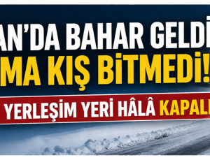 Van’da Bahar Geldi Ama Kış Bitmedi: 11 Yerleşim Yeri Hâlâ Kapalı!