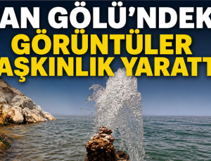 Van Gölü’nde Şaşırtan Doğa Olayı: Tuzlu Suların İçinden Tatlı Su Fışkırıyor
